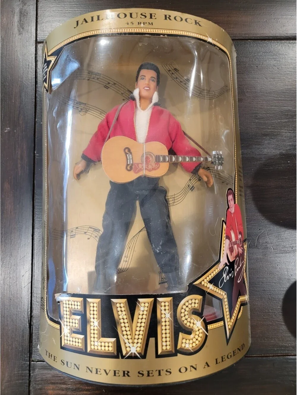 Hasbro Elvis Presley Jailhouse Rock 45 RPM Collector Edition 12in Figure